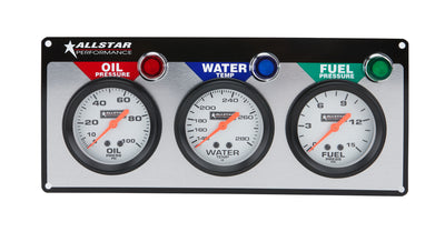ALLSTAR 3 GAUGE PANEL OP/WT/FP