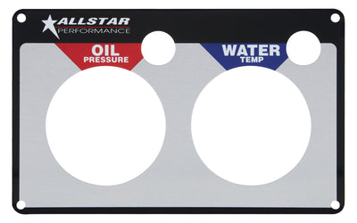 2 Gauge Panel Plate OP/WT