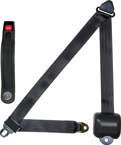 SEAT BELT  CHARCOAL  3-POINT