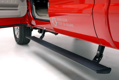 RUNNING BOARDS ALUM BLACK FORD