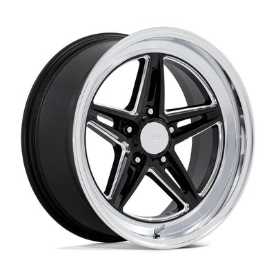 WHEEL ALUM 18X7 BLK MACH