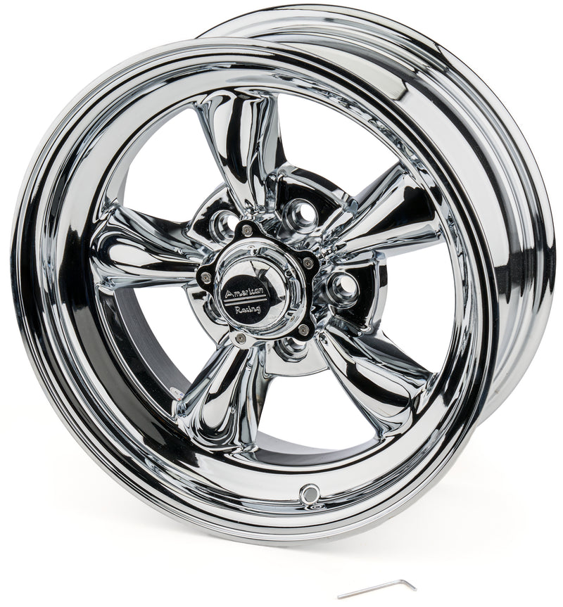 15X6 Torq Thrust II 5 X 4-1/2 BC Chrome