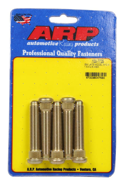 Wheel Stud Kit 5pk GM L/M 12mm x 1.5 x 2.5 - 1007725