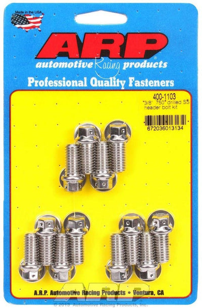 S/S Header Bolt Kit - 3/8 x .750 UHL (12) - 4001103