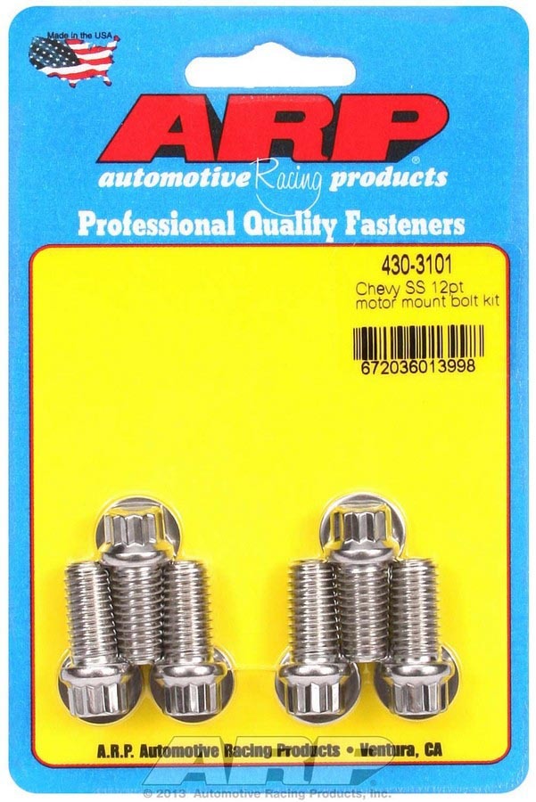 Chevy S/S Motor Mount Bolt Kit - 12pt. - 4303101