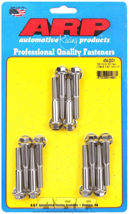 SBF S/S Intake Bolt Kit 6pt. - 4542001