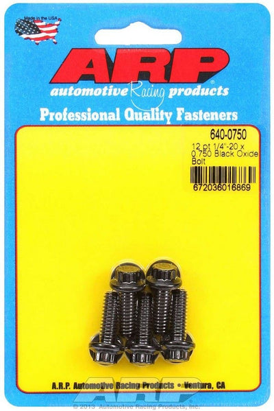 Bolt Kit - 12pt. (5) 1/4-20 x .750 - 6400750