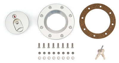 Flush Mount Cap 4in Bolt Circle Aluminum - TF427