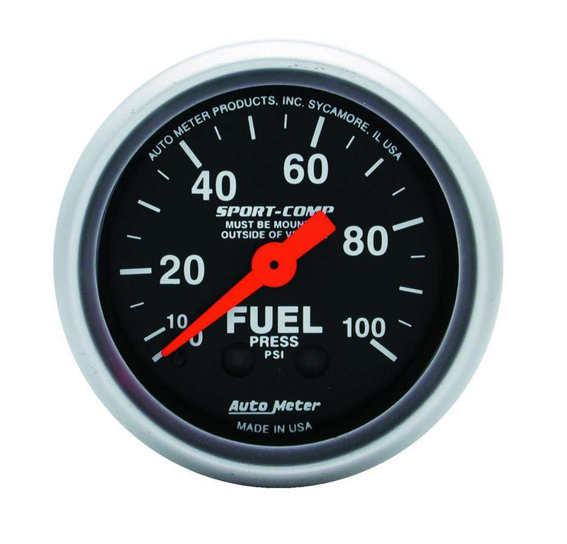 TD GAUG  FUEL PRESSURE  2 1/16