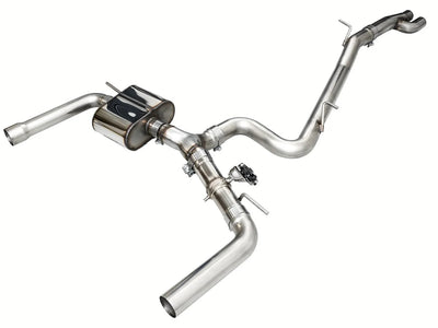 EXHAUST CATBACK SS SPLIT REAR
