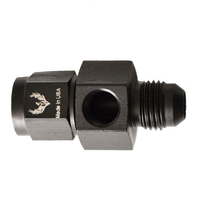 Female Swivel to AN Male with 1/8 Port -10 - PHA10113