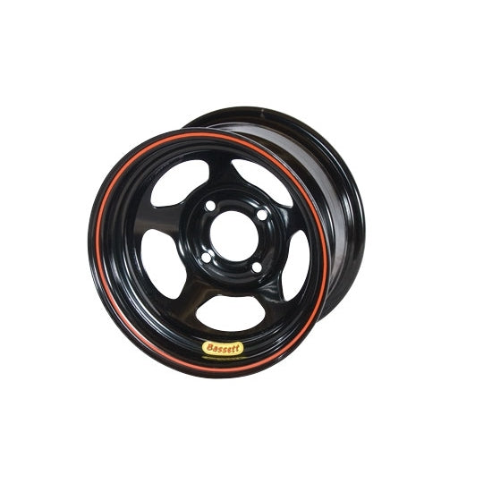 13x8 4x100mm 3in BS Black - 38SH3