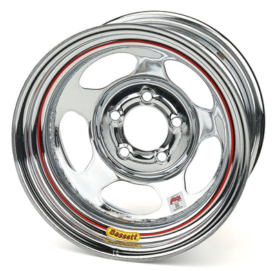 15X8 IMCA 5X4.75 3IN B/S Inertia Chrome