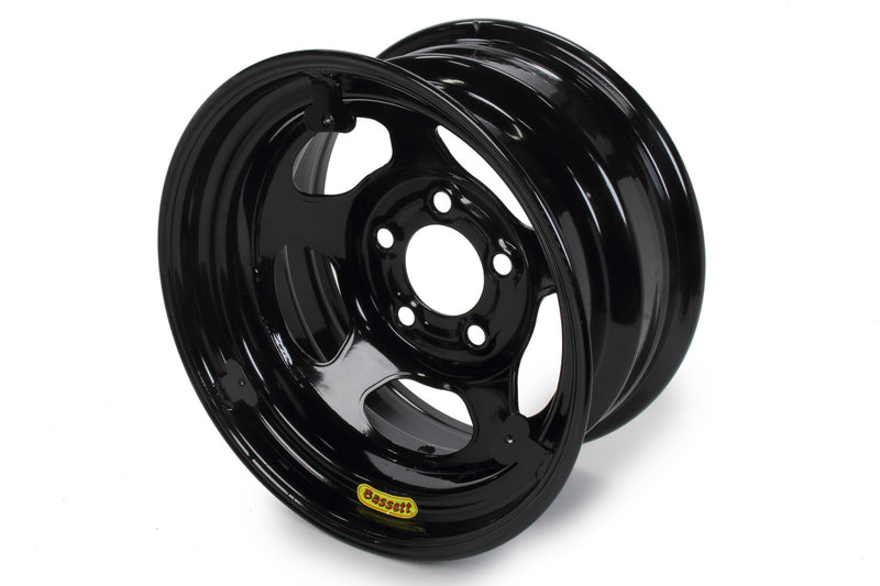 Wheel 15x8 Black Inerita 5x5 w/ Mudcover Tabs - 58R53EBTAB