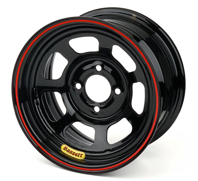 13x7 4x100mm 4in BS Black