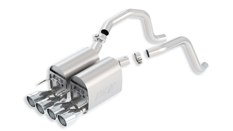 EXHAUST SYSTEM SS DUAL REAR
