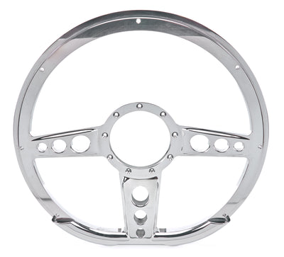 STEER WHL 14 D-SHAPE POL