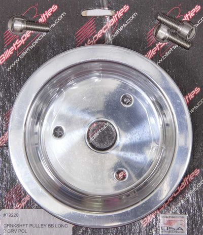 2 GROOVE CRANKSHAFT PULLEY