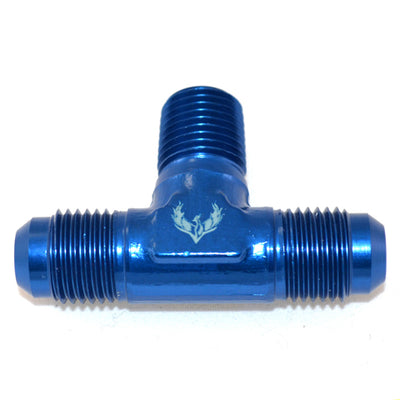 Flare to Pipe TEE on Branch -12 | 3/4 NPT - PHB12254
