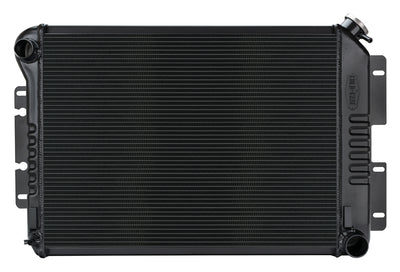 RADIATOR ALUM BLACK 2-ROW