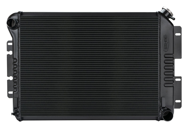 RADIATOR ALUM BLACK 2-ROW