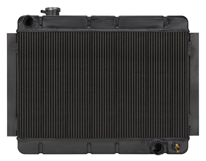 RADIATOR ALUM 2-ROW BLK CHEVY