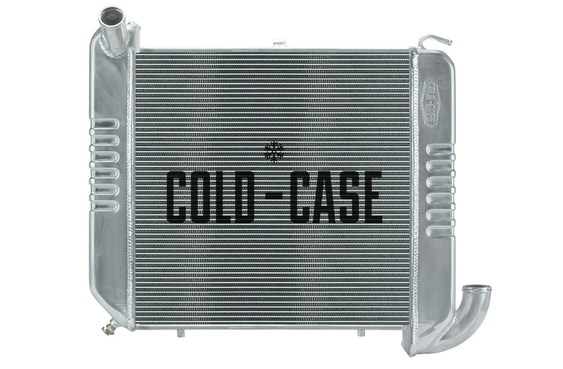 RADIATOR ALUM POLISHED 2-ROW S