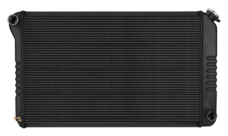 RADIATOR PERF ALUM BLACK CROSS