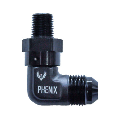 Male Swivel AN to NPT -10 | 3/8 | 90° - PHC10533