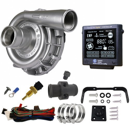 EWP115 Remote Elec. WP & Controller Combo - Alloy