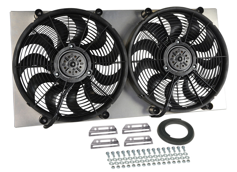 17IN Dual HO RAD Fan W/ Aluminum Shroud - 16843
