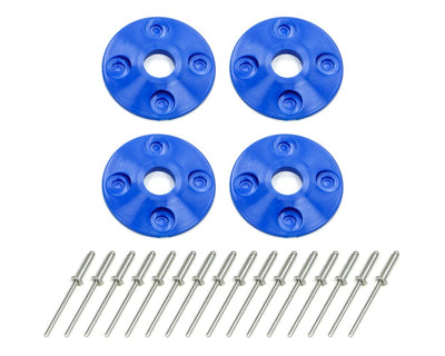 Scuff Plate Plastic 4pk Blue - DOM1202BL