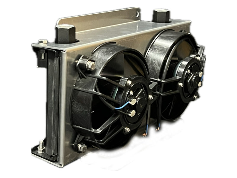 Oil Cooler Stacked Plate 13in x 5.75in x 2in