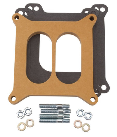 Carburetor Spacer - .5in Divided - Wood - 8725