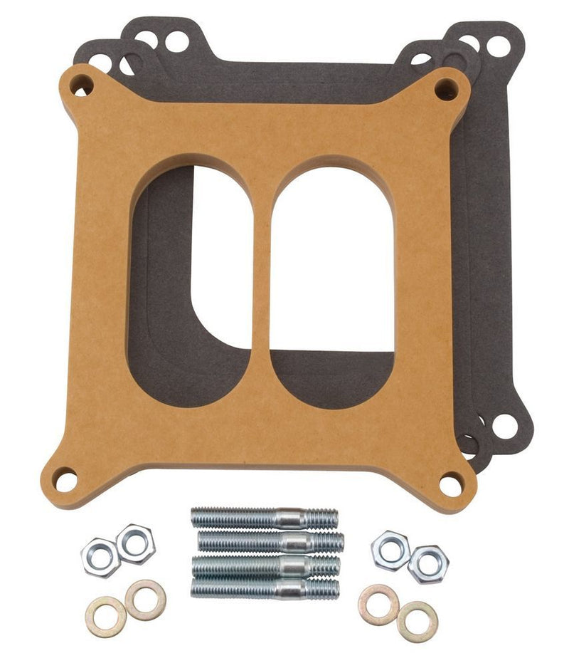 Carburetor Spacer - .5in Divided - Wood - 8725