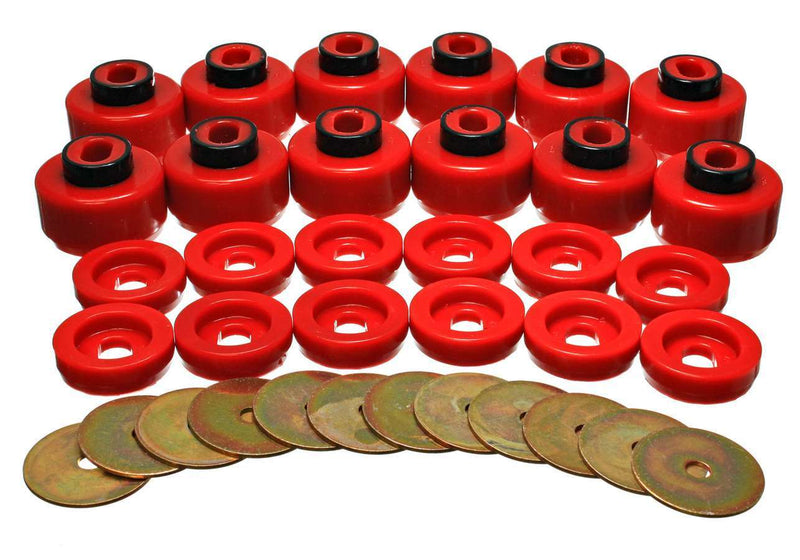 GM BODY MOUNT RED