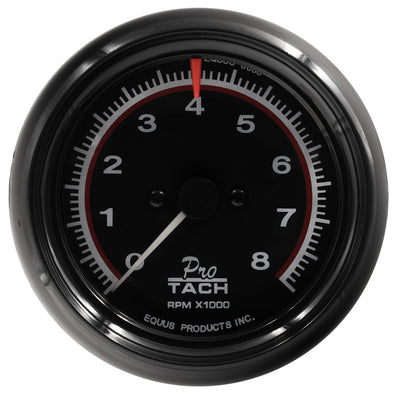 3-3/8IN BLACK TACHOMETER