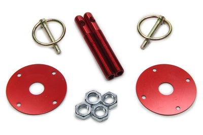Hood Pin Kit 3/8in Alum Red 2-pack - 1000134033R