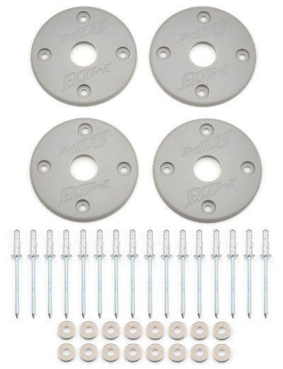 Scuff Plate Plastic Gray 4-Pack MD3