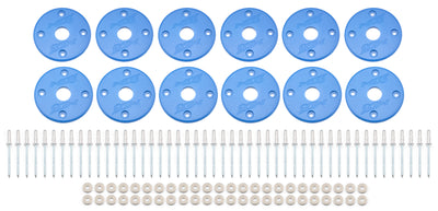 Scuff Plate Plastic Blue 12-Pack MD3