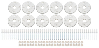 Scuff Plate Plastic White 12-Pack MD3