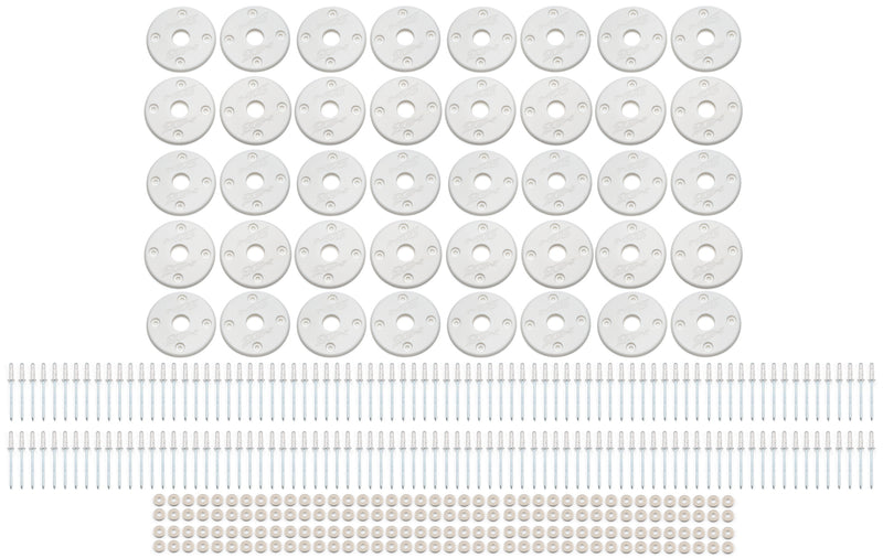 Scuff Plate Plastic White 40-Pack MD3