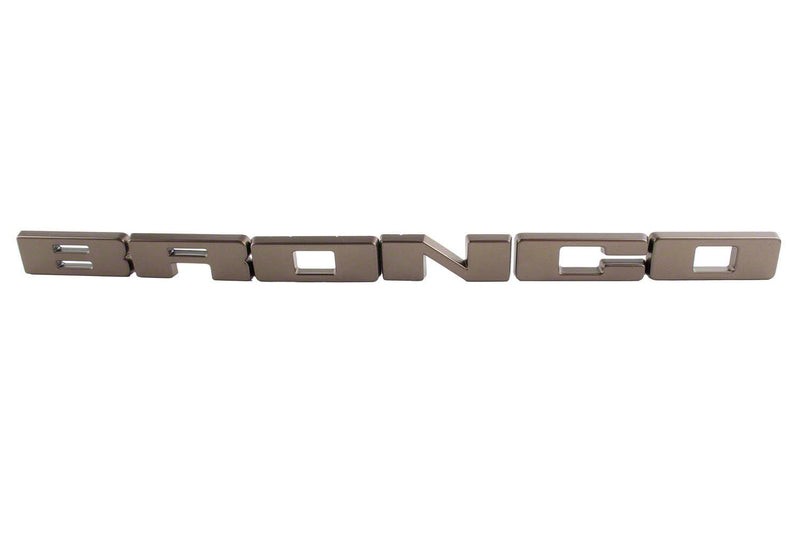 BRONCO GRILLE LETTERING BRONZE