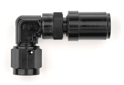 6AN 90Deg Race-rite Low Profile Fitting Blk - 2609106