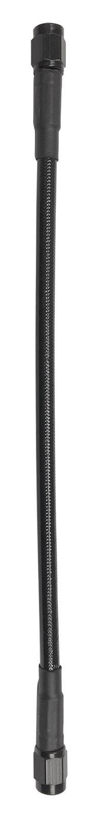 3AN Hose Assembly 14IN Length Str Fittings Blk - 312014BL