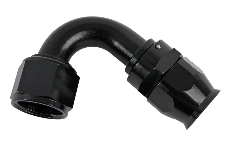 Hose Fitting #12 120 Deg PTFE Black - 681212BL