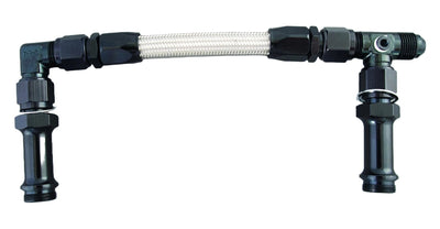 DUAL INLET FUEL LINE KIT BLK