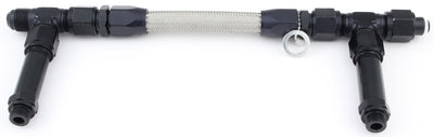 DUAL INLET FUEL LINE KIT BLK