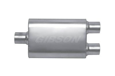 MUFFLER SS OVAL DUAL OUTLET