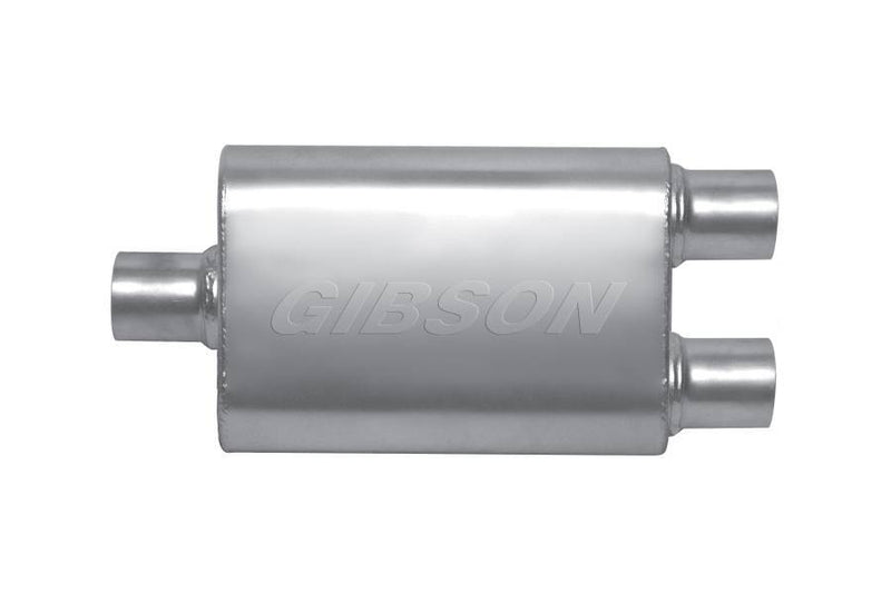 MUFFLER SS OVAL DUAL OUTLET